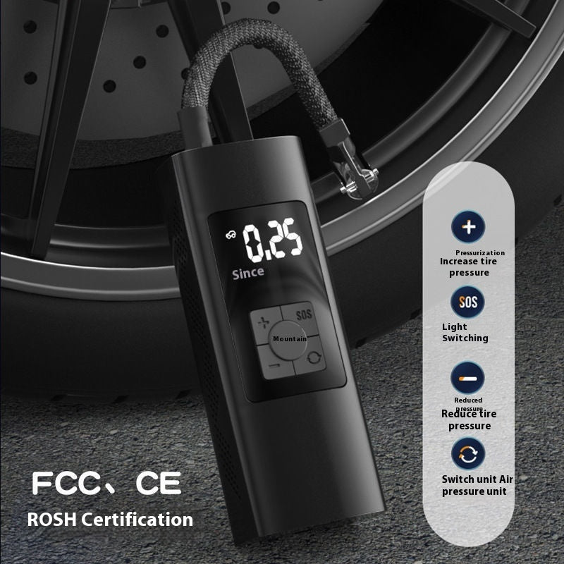 Vehicle Air Digital Display Portable Wireless Tire