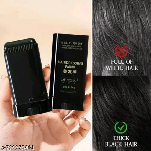 Hair Color Comb Stick, Waterproof and Sweat-Proof Instant Hair Dye