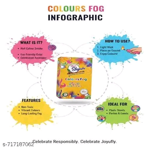 Radiating Colors Holi festival baloon colour