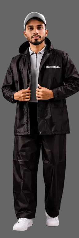Men Solid Reversible Double Layered High Quality Waterproof