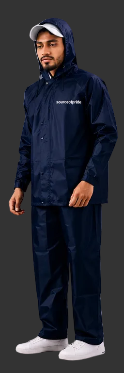 Men Solid Reversible Double Layered High Quality Waterproof